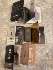 Perfume sample bundle: Top row